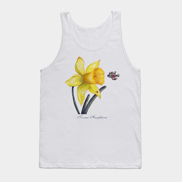 Future Botanical Studies - Daffodil Tank Top by Timone